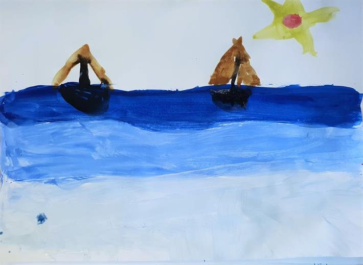 LZ's seascape in the style of Turner